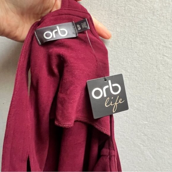 NWT Orb Kay Brushed jersey jumpsuit overalls Sz S - Picture 13 of 16